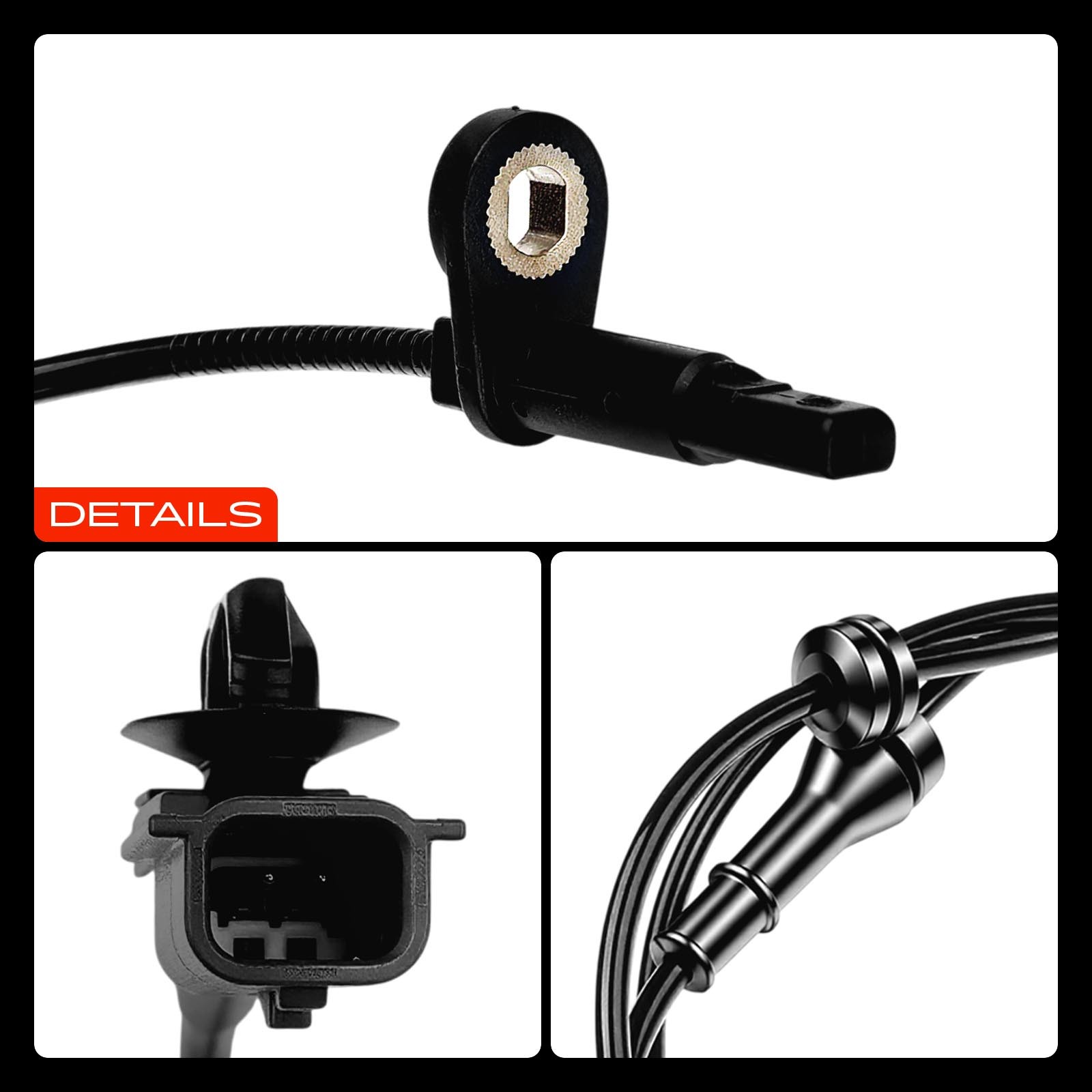 2x ABS Wheel Speed Sensor Front Left and Right for Nissan Sentra 2013-2019 Sedan