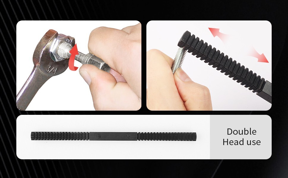 49PCS Thread Repair Chaser Tool UNC UNF Metric Thread Restorer Kit