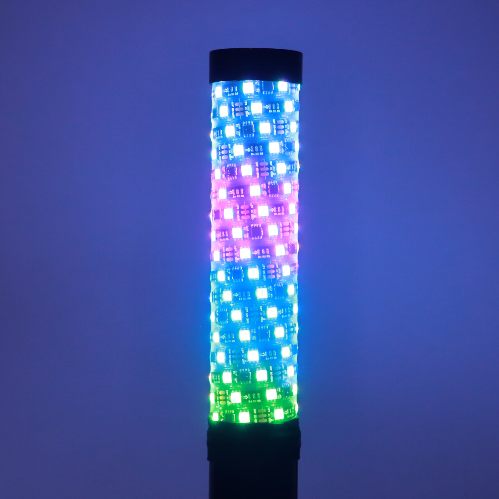 2PCS 1FT Fat LED Whip APP Controlled Antenas Whip Light for Polaris RZR ATV UTV