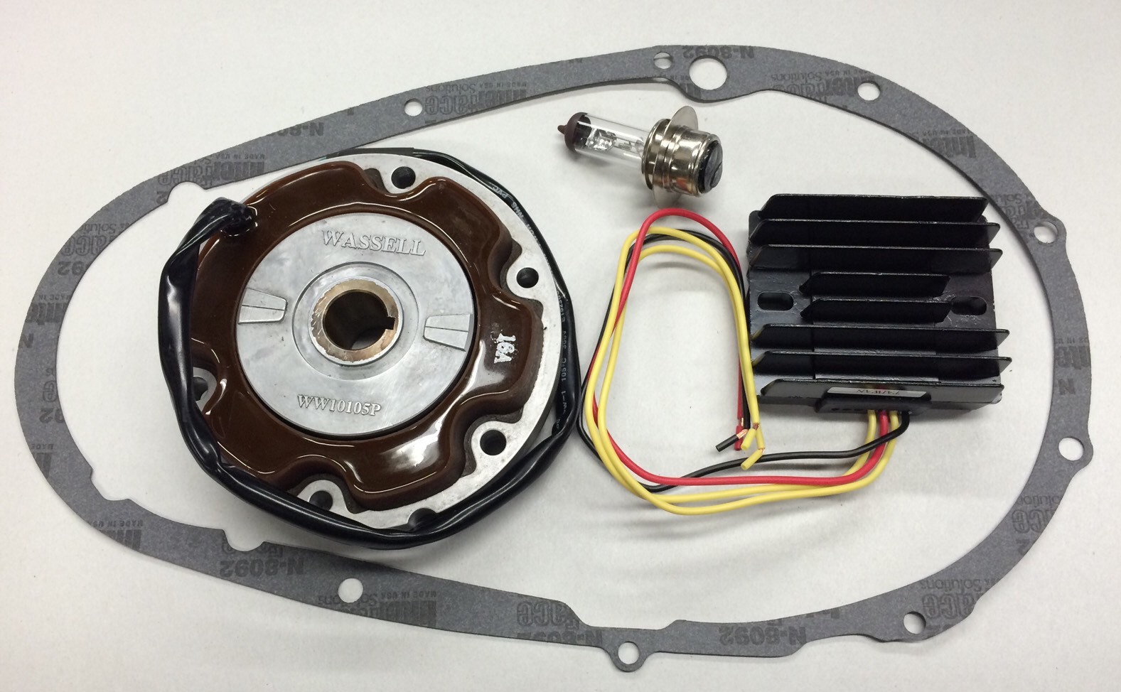 TRIUMPH HIGH OUTPUT 12 VOLT 200 WATT ALTERNATOR KIT 650 750 MODELS 1963-1979