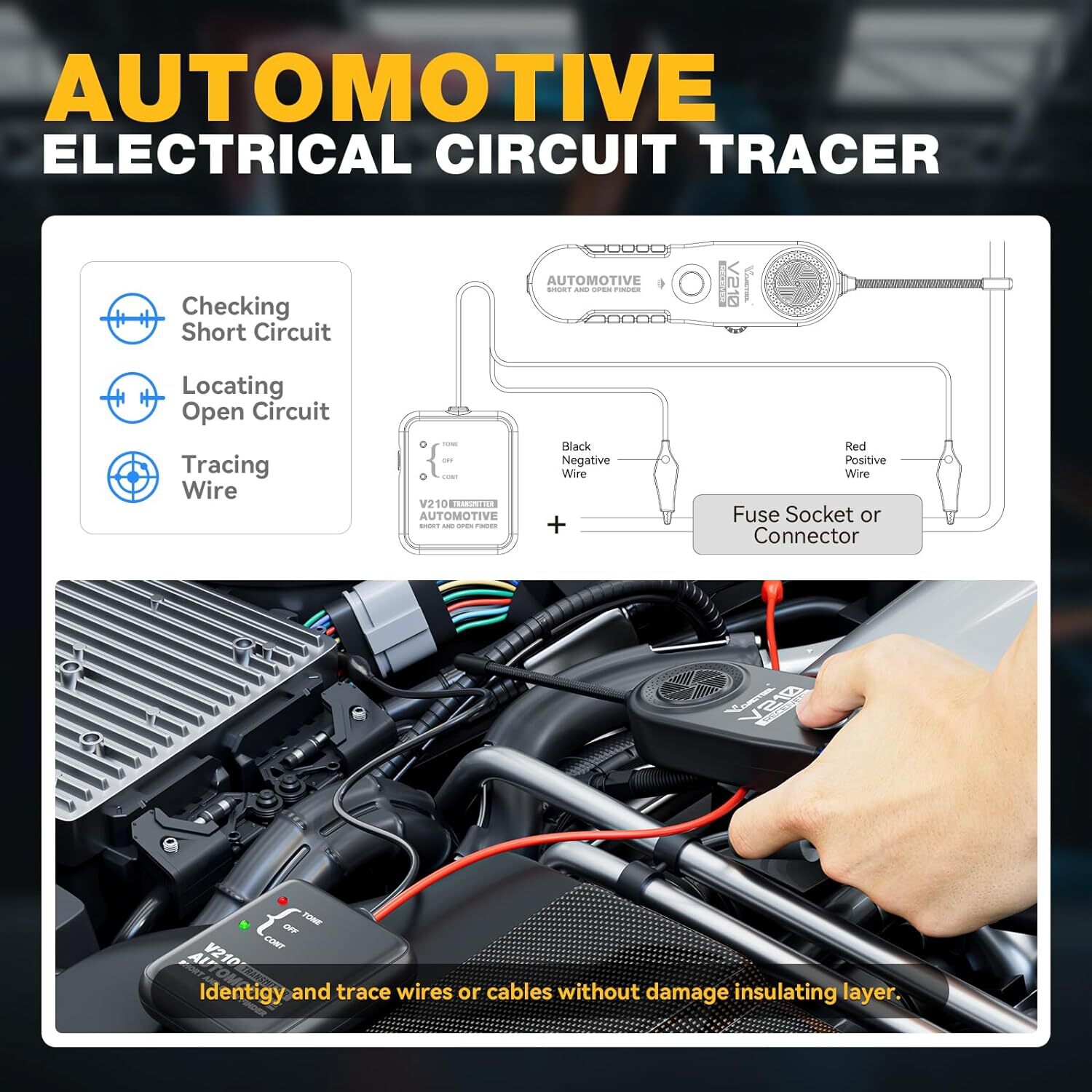 4 Pin to 16Pin OBD2 Diagnostic Cable Scanner Adapter Tool For YAMAHA Motorcycle