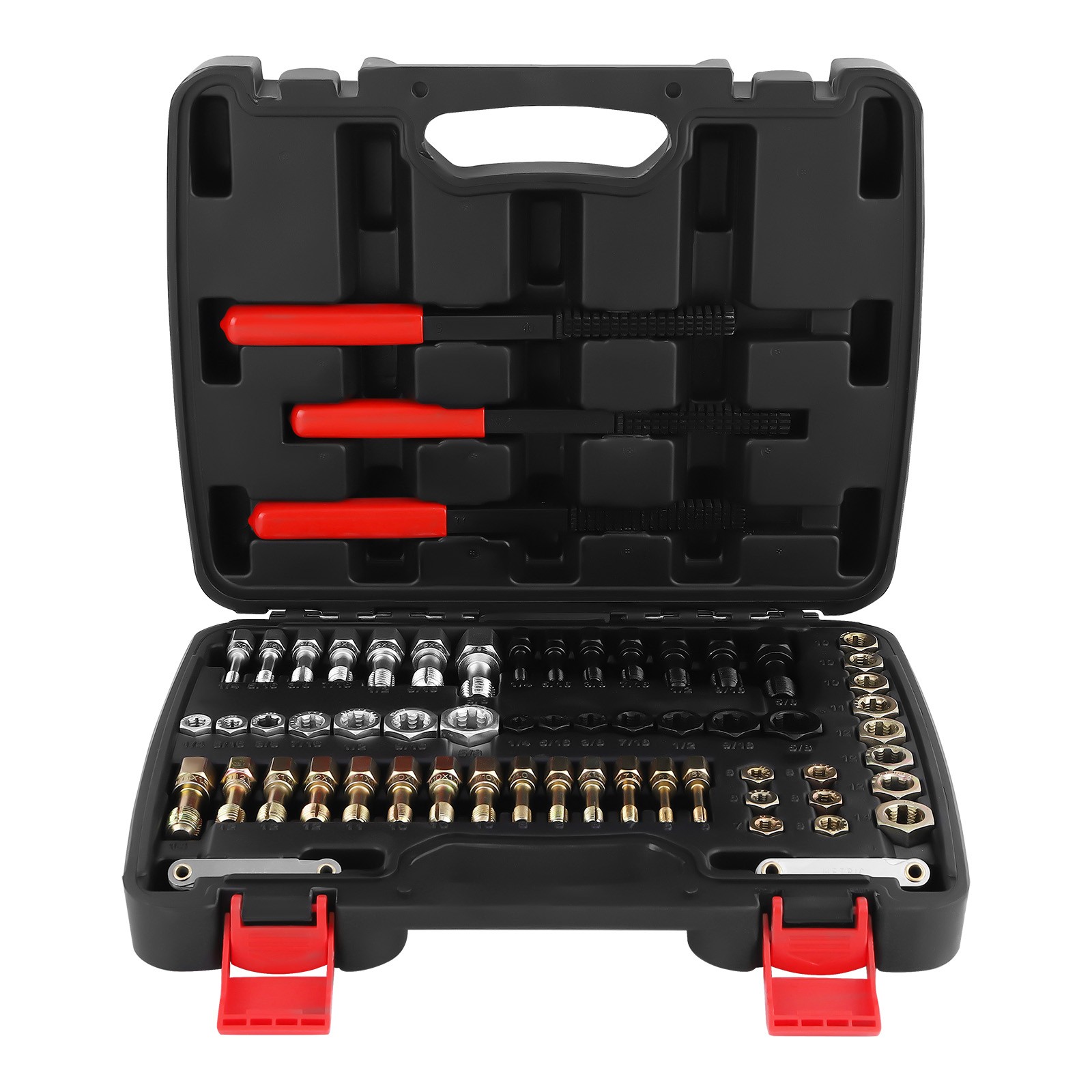Industrial Thread Chaser Set 61pc SAE/Metric Color-Coded for Automotive Repair