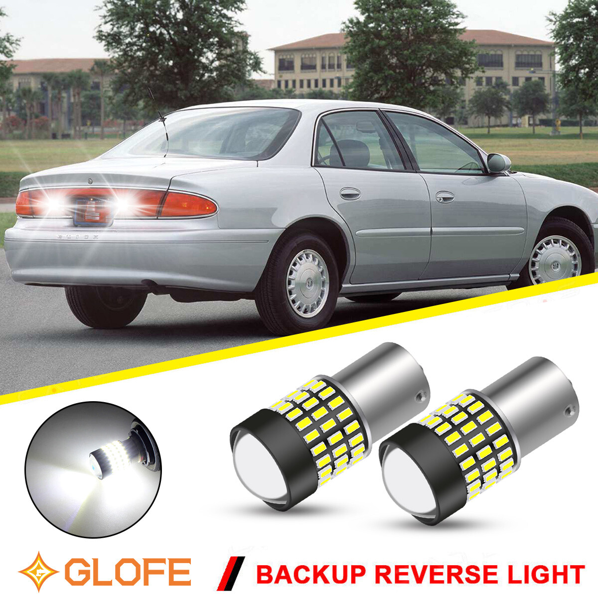 2pc 1156 LED Backup Reverse Light Bulbs Kit 6000K For Buick Century 1989 – 2005