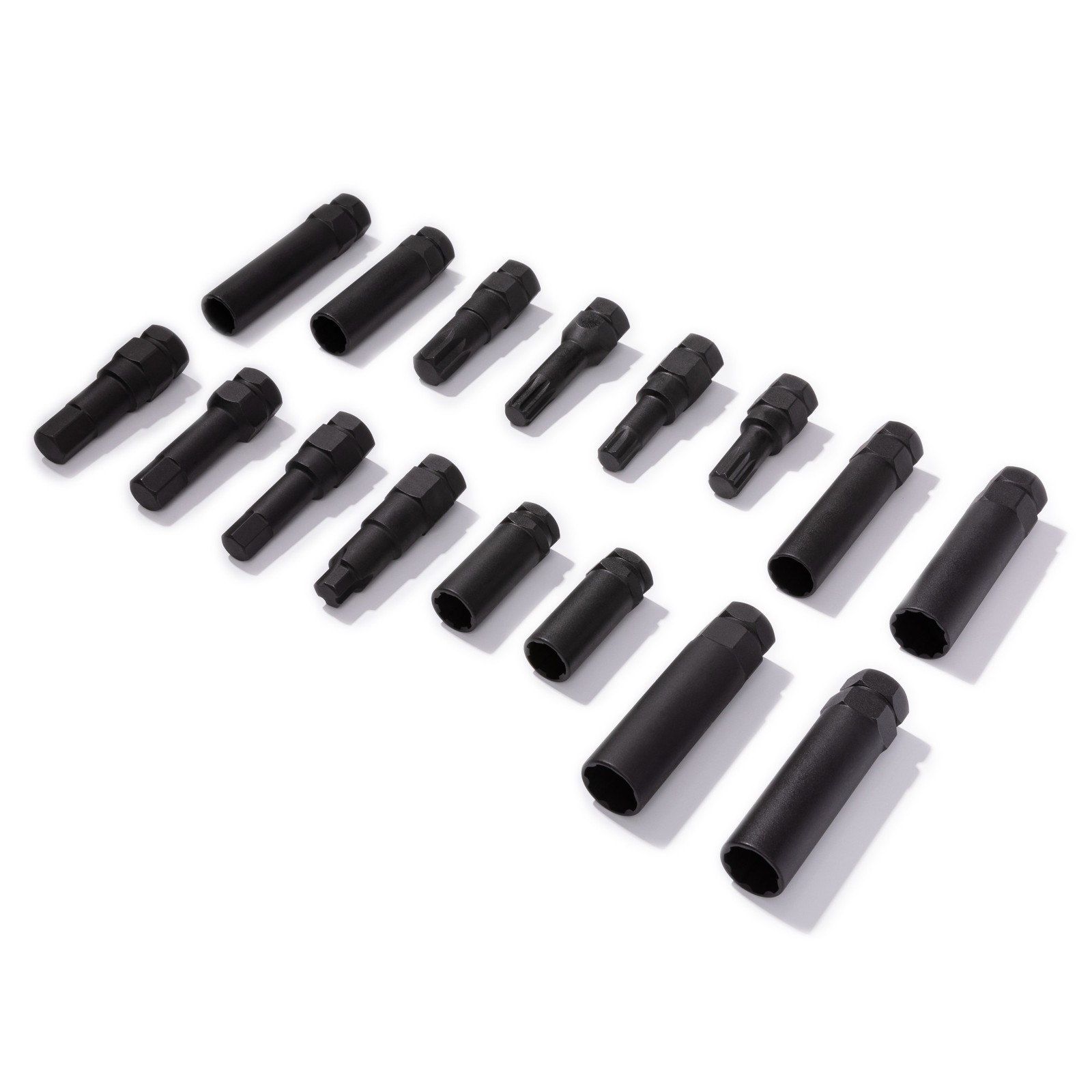 Steelman 16 Pc Locking Lug Nut Master Set Wheel Lock Key Removal Tool Kit 78537