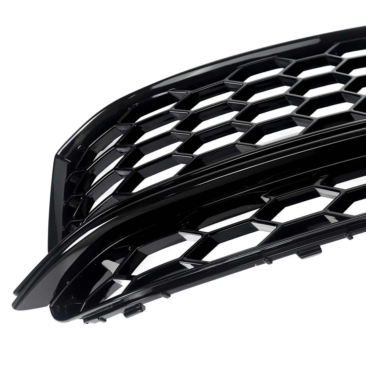 For Audi A5 S5 B8.5 S-line RS5 Style 13-16 Front Upper Grille w/ Fog Light Cover