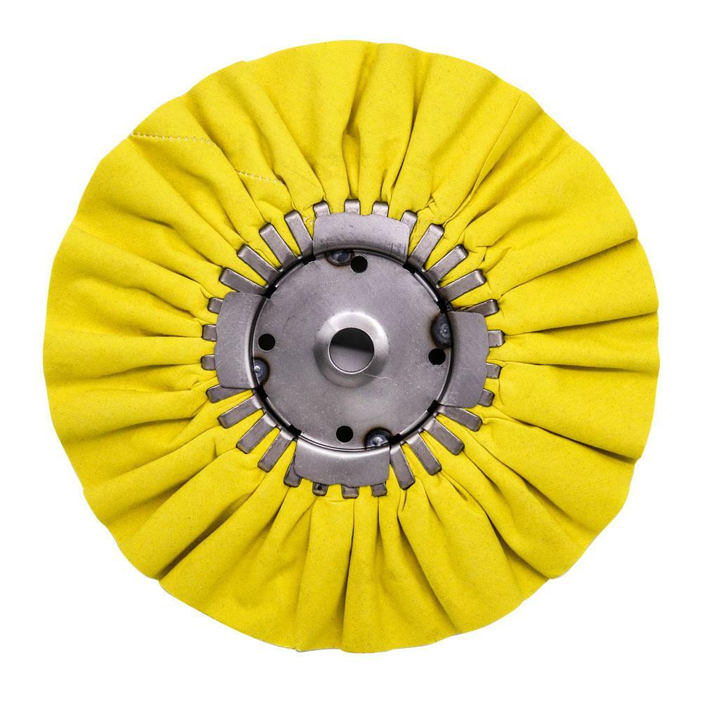 renegade buffing wheel polishing yellow 9″ car truck semi aluminium cut new