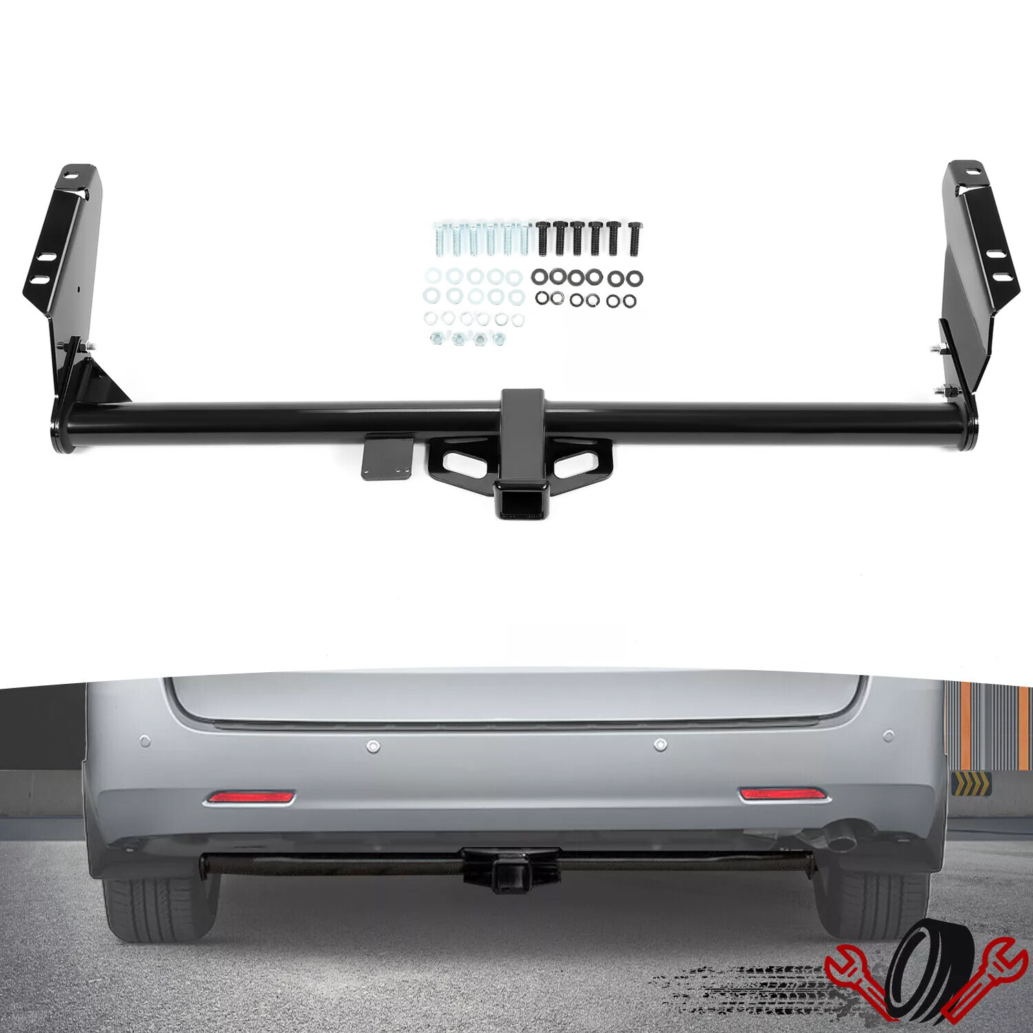 Class 3 Trailer Hitch Receiver 2″ Rear Tow Bumper Mount For Toyota Sienna 04-20