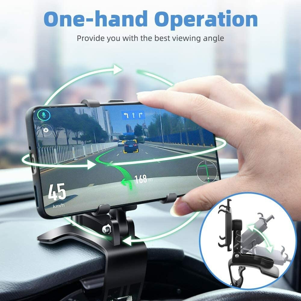 360° Rotation Dashboard Universal Car Phone Holder Mount for iPhone Samsung USA