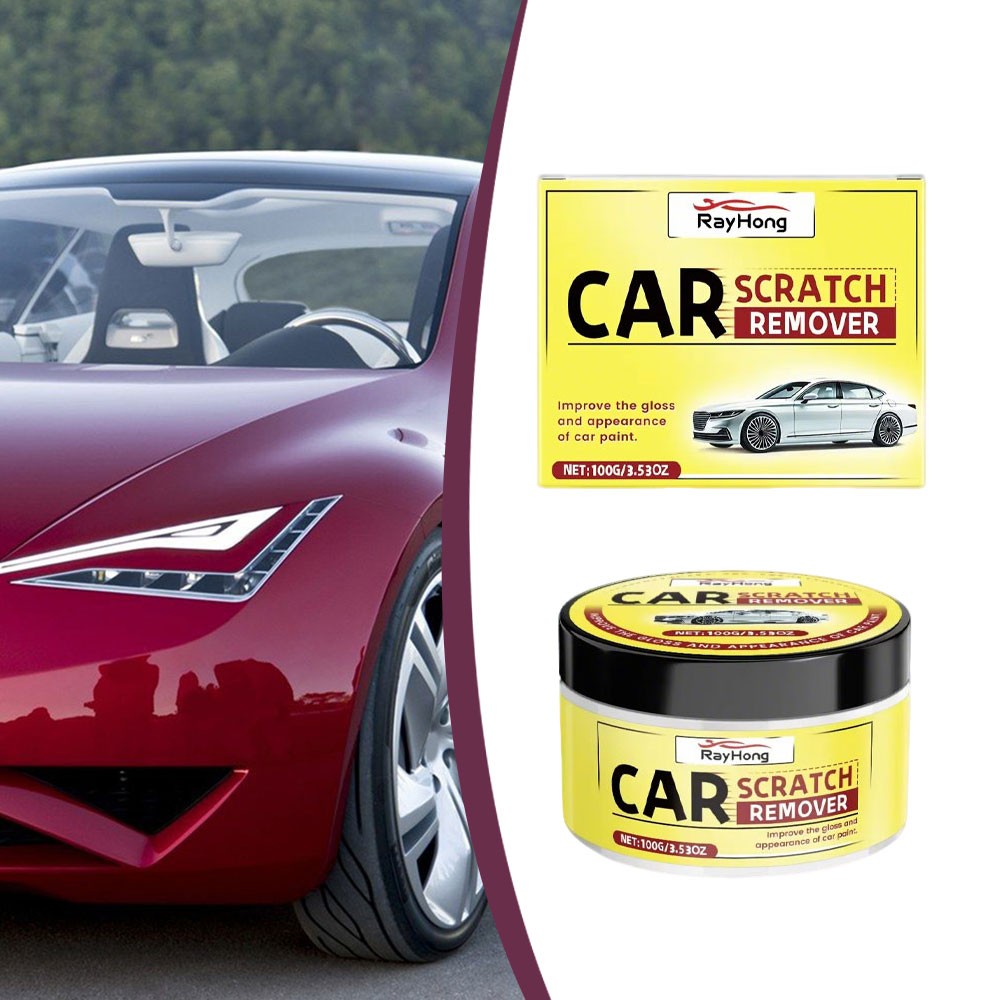 100g Scratch Remover Wax 3Min Repair /Color-Adaptive Hydro Shield UV Protection