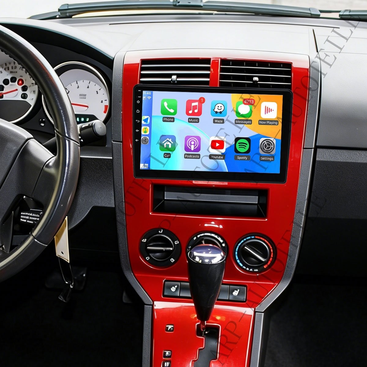 Car Radio For Dodge Caliber 2009-2012 Apple Carplay Android 15 GPS MP5 PLAYER FM