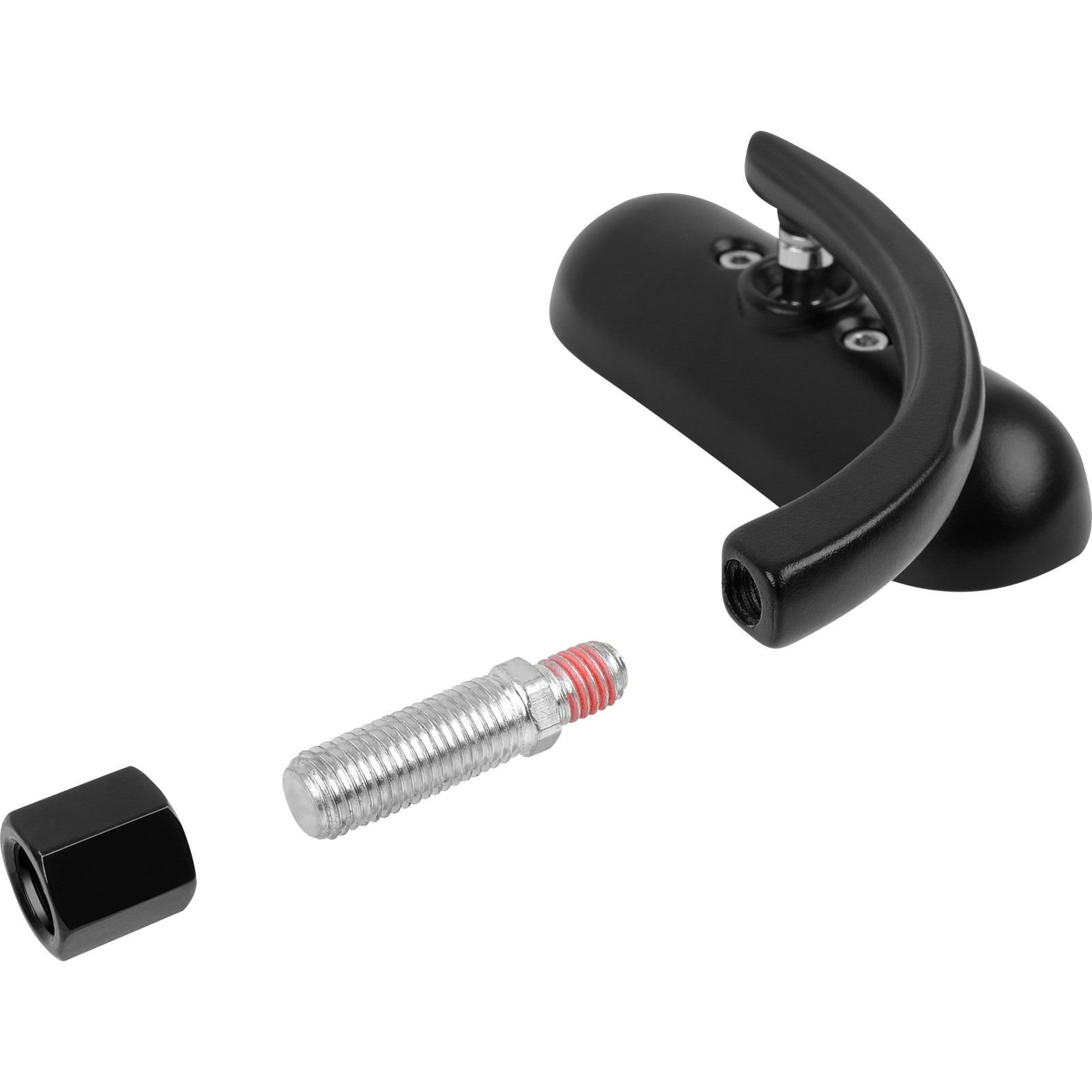 Black Motorcycle Mini Oval Rearview Mirrors For Harley Sportster 883 1200 Bobber