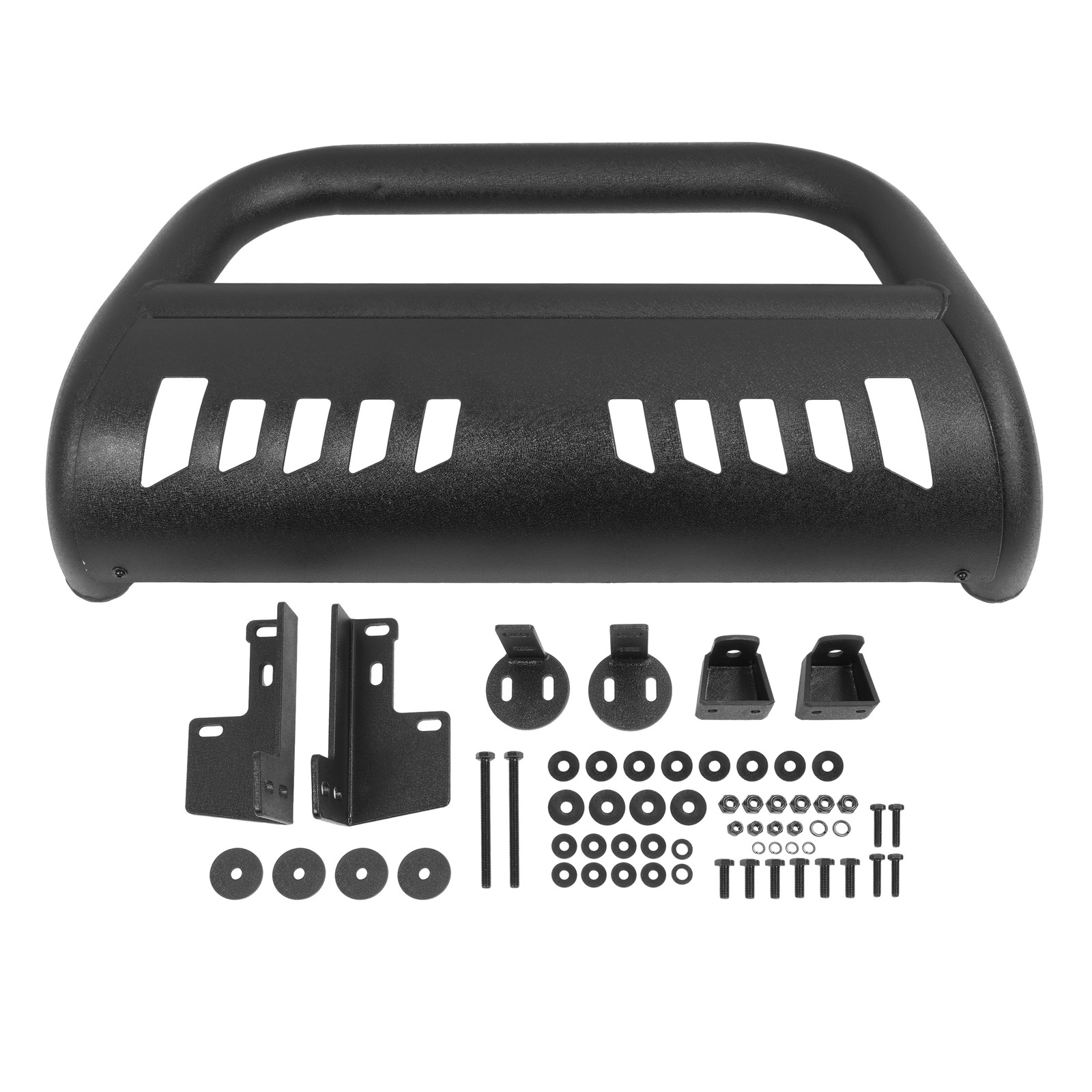 Black Bull Bar Front Bumper Grille Brush Guard For Toyota Tacoma 2016-2023