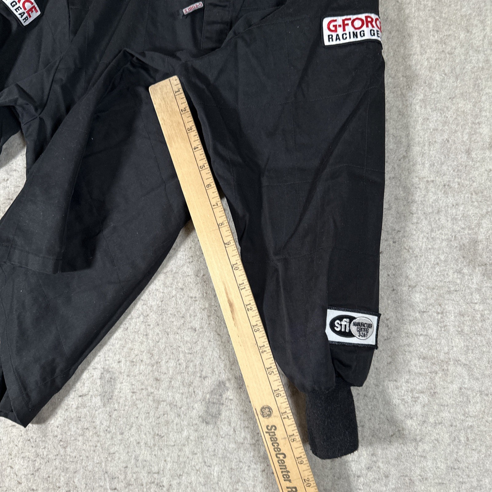 G-Force Racing Gear GF-125 Jacket Size Medium Black SFI-3.2A/1