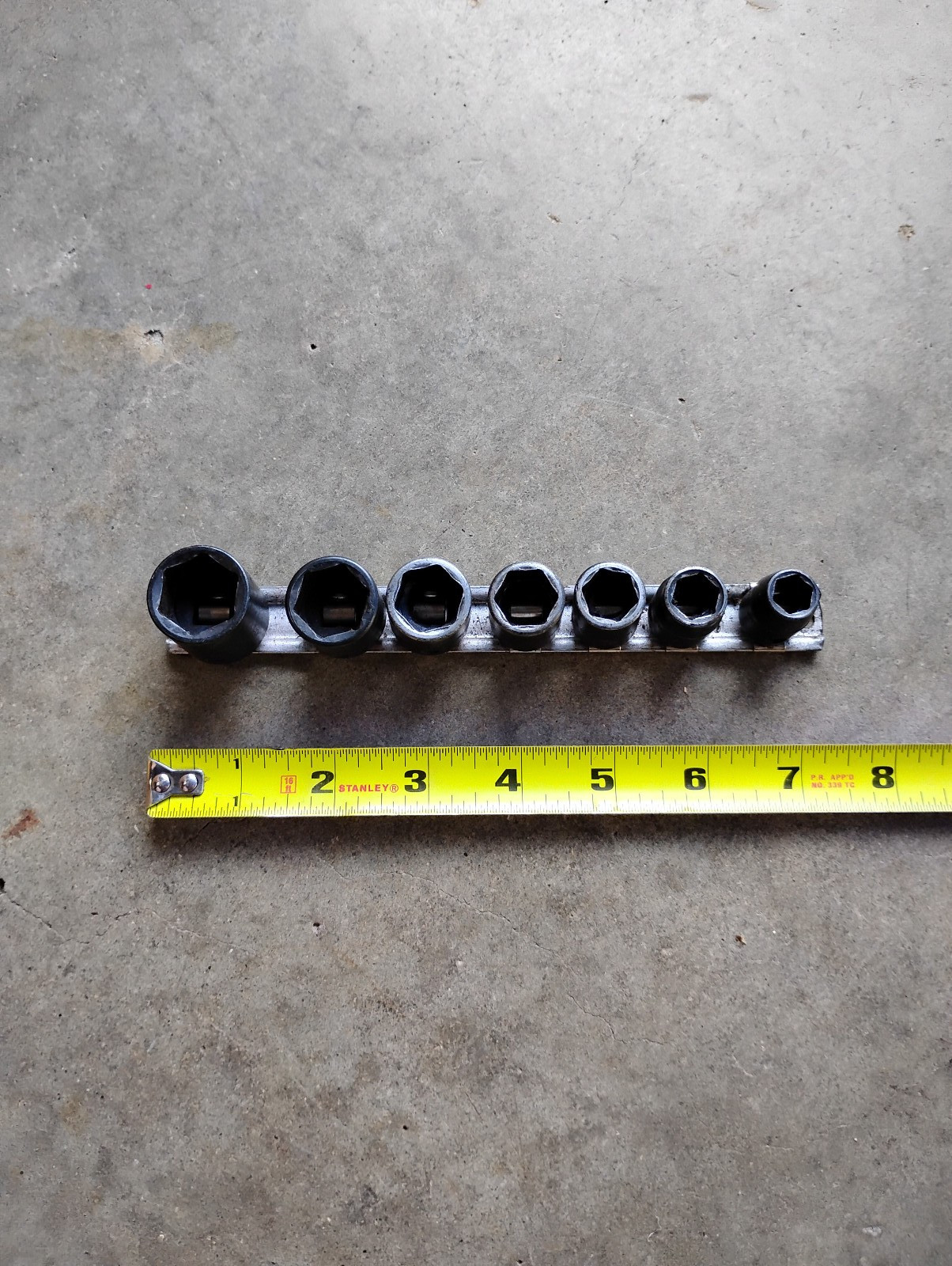 Snap On 3/8″ Dr Impact Socket Set 7pcs 3/8″-3/4″ 6pt USA