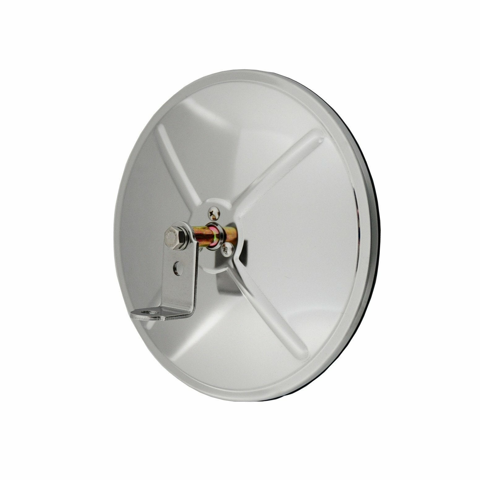 Fortpro 8 1/2″ Convex Mirror Stainless Steel with Center Stud Mount | F245673