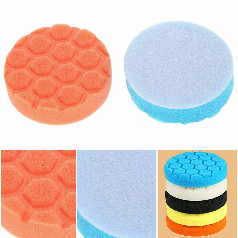 5*PCS 6inch Buffing Sponge Polishing Pad Kit Waxing For Car Polisher
