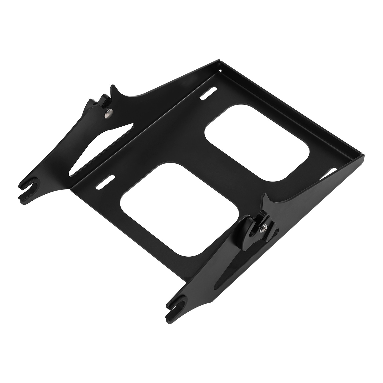 King Trunk Backrest Rack Mount Fit For Harley Touring 14-2025 Gunship Gray