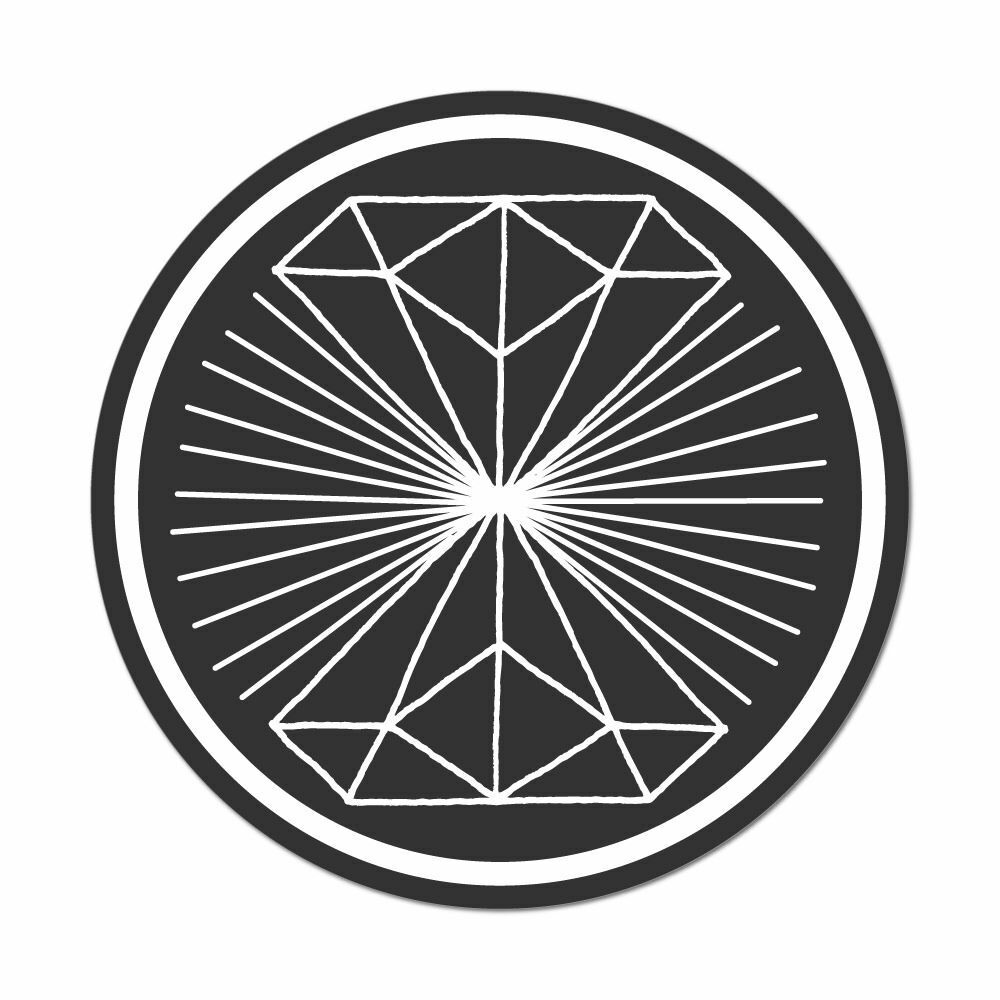Polygon Pattern Geometric Trending Abstract Art Cool Car Sticker Decal