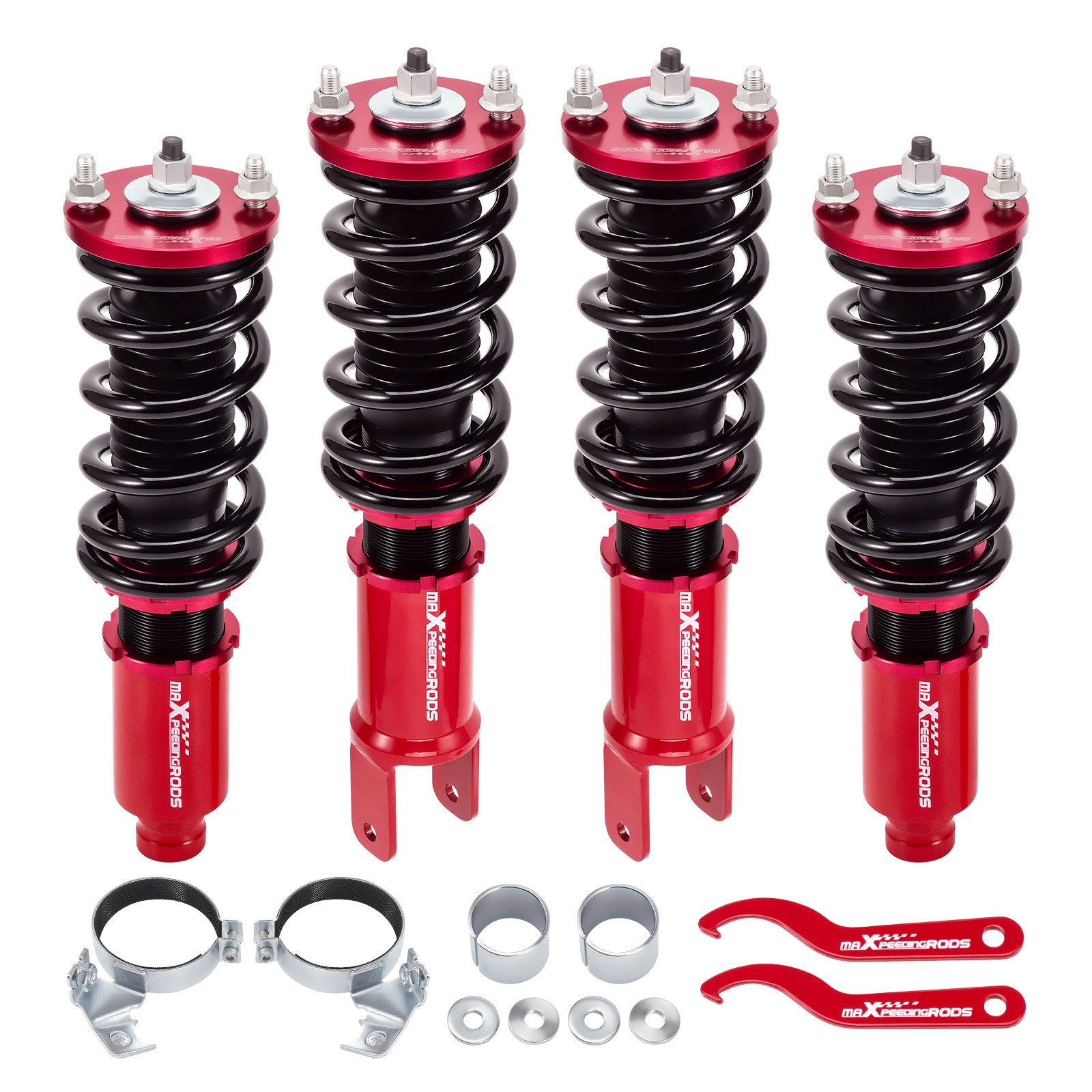 Adjustable Coilovers Struts w/ Camber Control Arms Kit for Honda Civic 96-00 EK