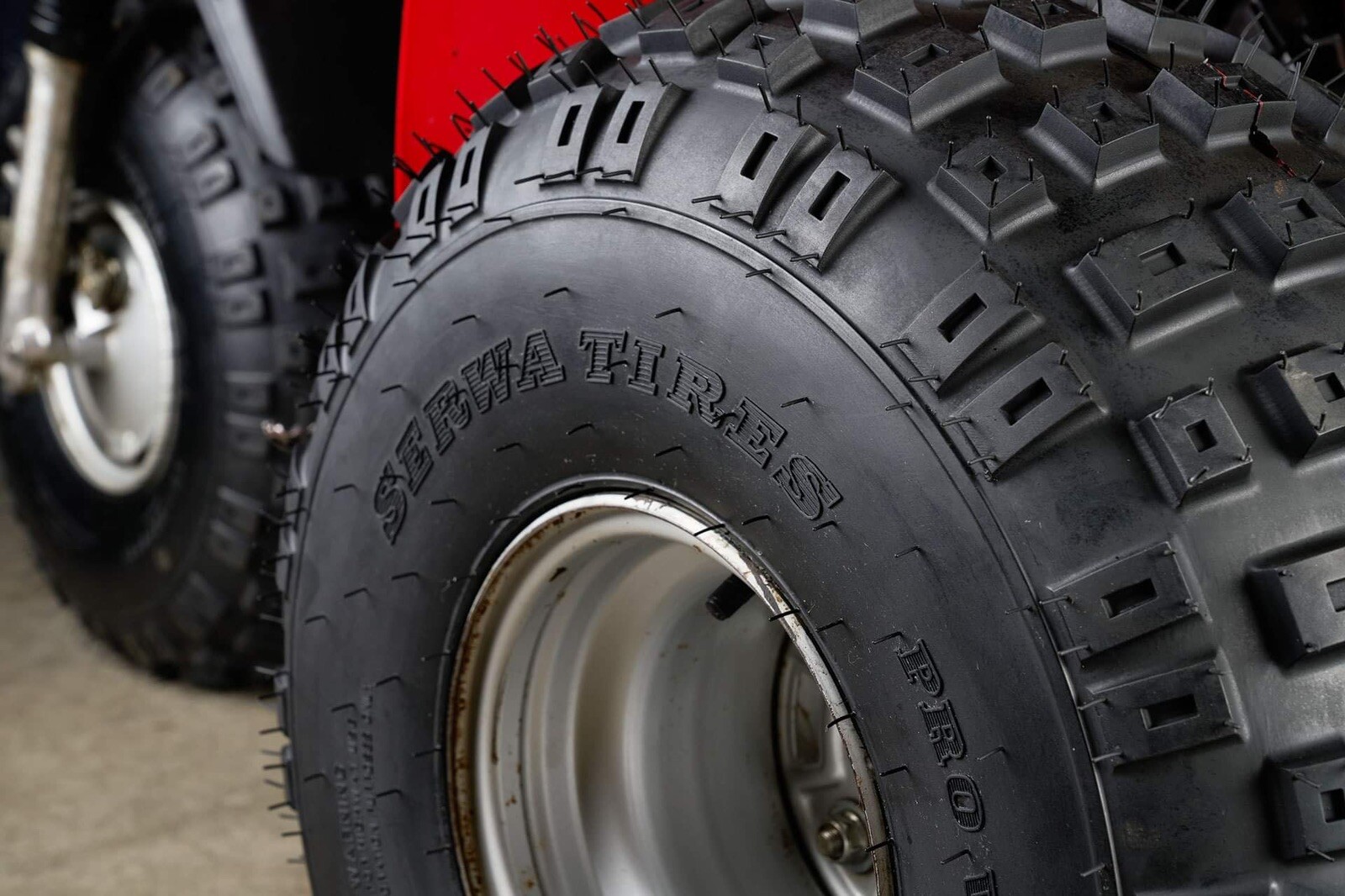 (1) 1985-87 Honda ATC250SX ATV tire Serwa Pro Vector 200x 22/11/8 Repro Atc110