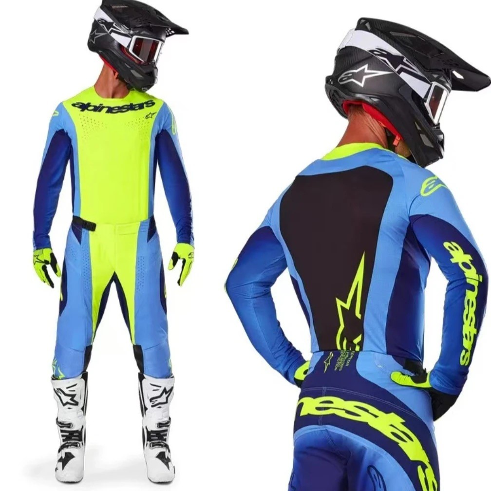 2025 Alpinestars SuperTech Motocross Racing Gear Set Jersey/Pants Combo MX Suit