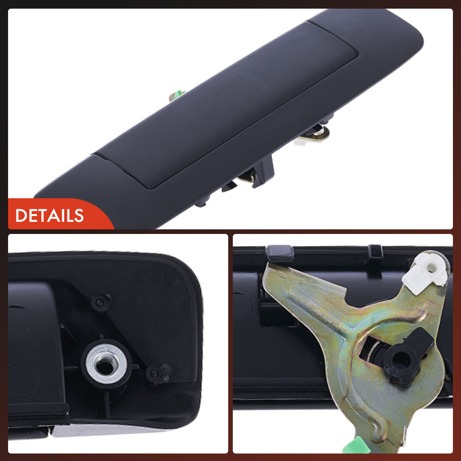 Texture Black Tailgate Handle without Camera Hole for Toyota Tacoma 2005-2008