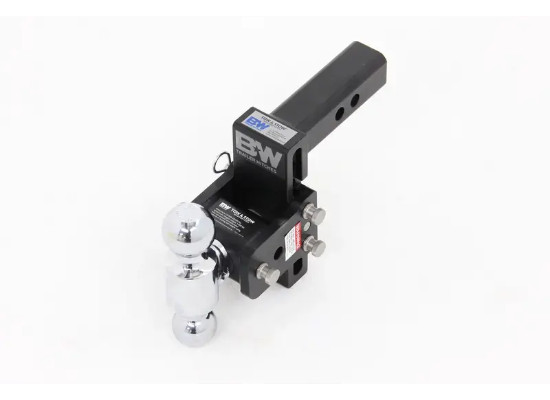 B&W Tow & Stow 2-Ball Mount 2″ Hitch 5″ Drop 5-1/2″ Rise 10K Black FREE SHIPPING