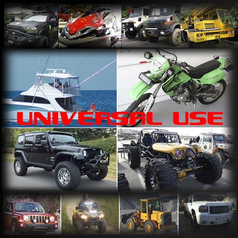 Durable 4 Pods LED Underbody Glow Lights – 50,000 Hours of Bright Illumination