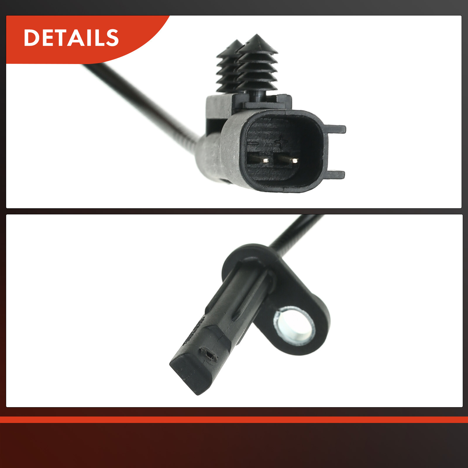 2Pcs Front LH & RH ABS Wheel Speed Sensors for Dodge Durango Jeep Grand Cherokee