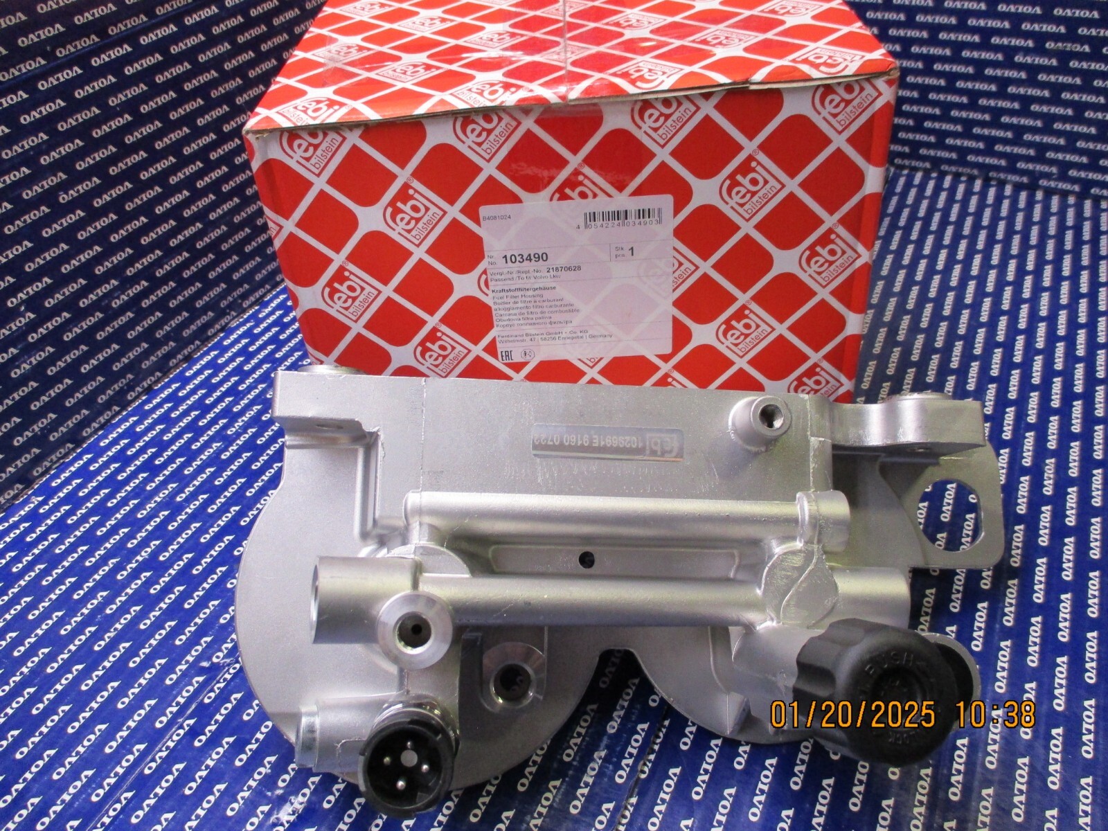 Volvo D13 Fuel filter housing 21870635 Febi brand made in Germany