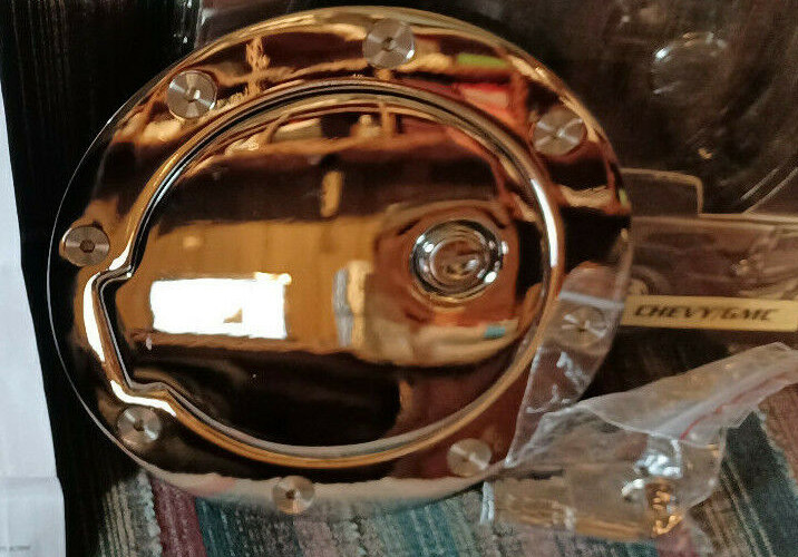Bully CHROME PLATED FUEL DOOR LOCK GD-101CK Chevy Escalade suburban tahoe Yukon