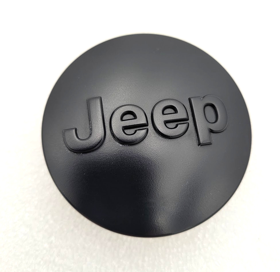 OEM Jeep 2.5″ Matte Black Center Cap – Minor Mark- 1LB77TRMAC/1LB77RXFAC