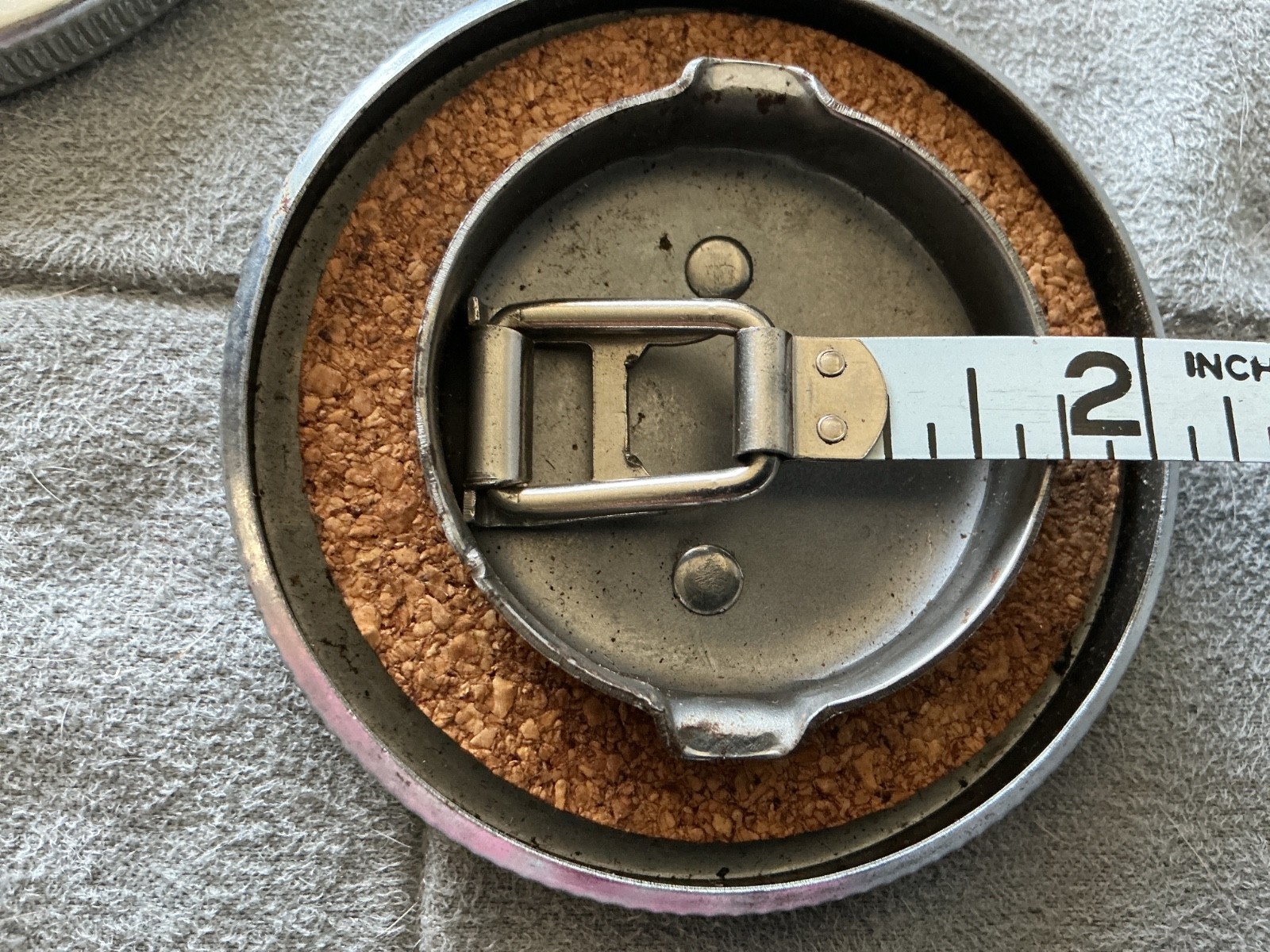 Chrome plated vintage gas cap