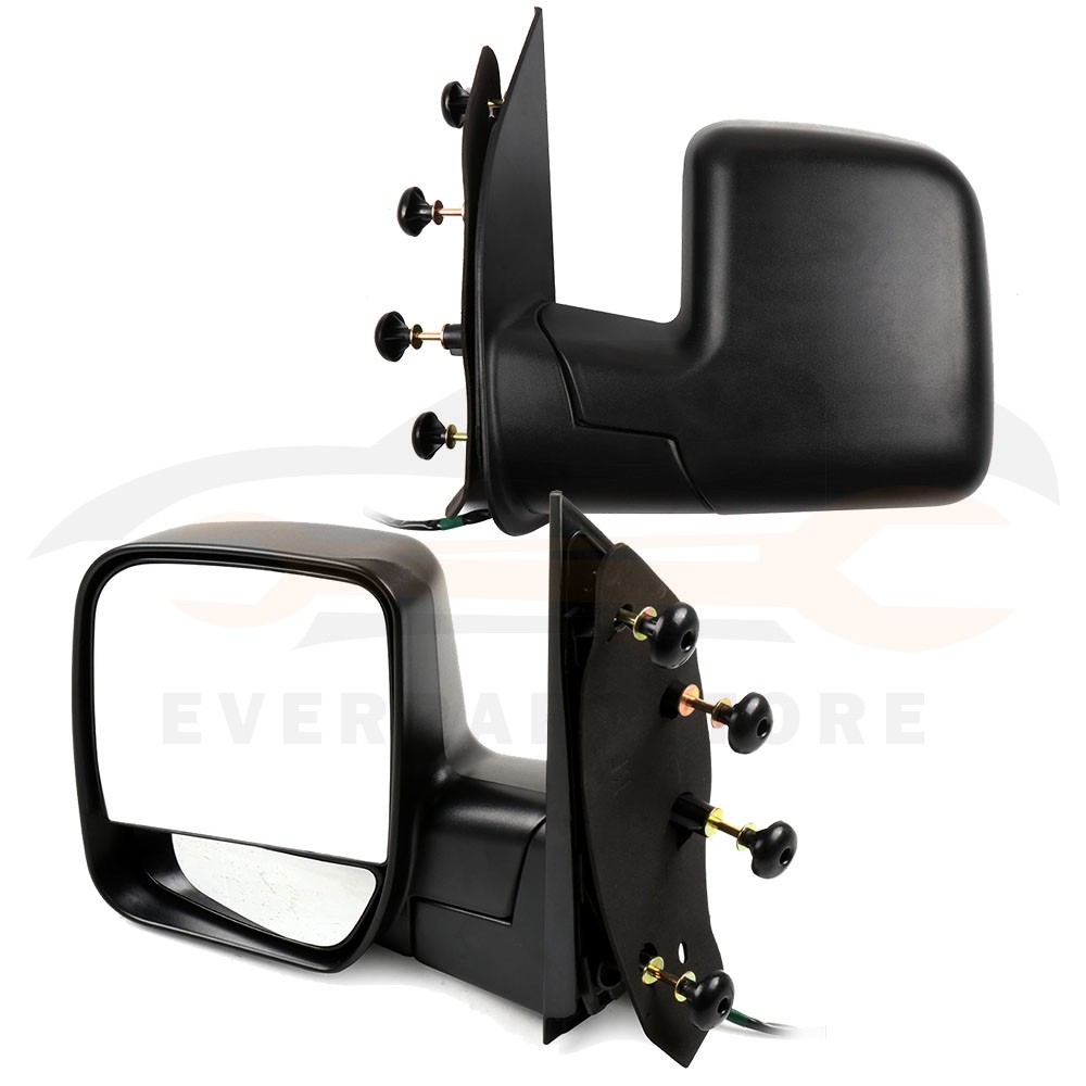 Pair Manual Fold Side View Mirrors For 2003-2013 Ford E-250 Fits Left Right Side