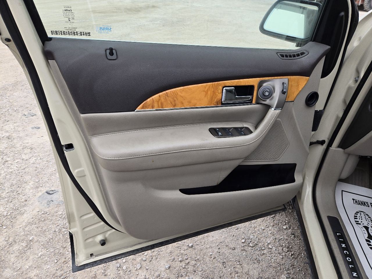 2012-2015 Lincoln MKX Passenger Side View Mirror Manual Fold w/Blind Spot Alert