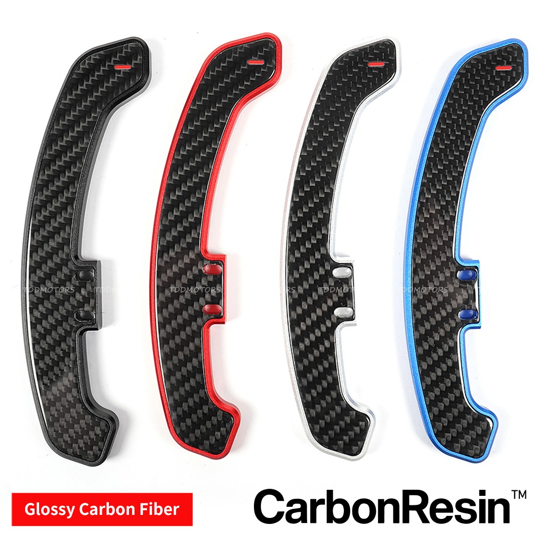 Glossy Carbon Fiber/Aluminum Alloy Paddle Shifter For Mercedes Benz A/B/C Class