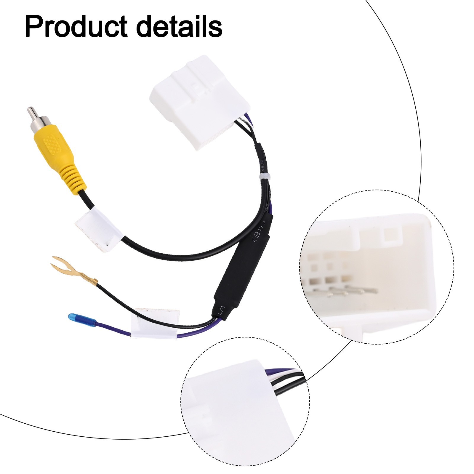 Easy to Use Rear Camera Adapter Cable for KIA Quick Installation Lightweight