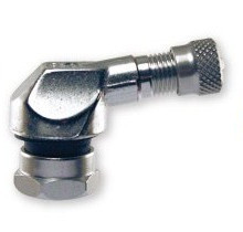 2 Silver Bridgeport 90/83 degree 8.3mm angled valve stems Made in Italy