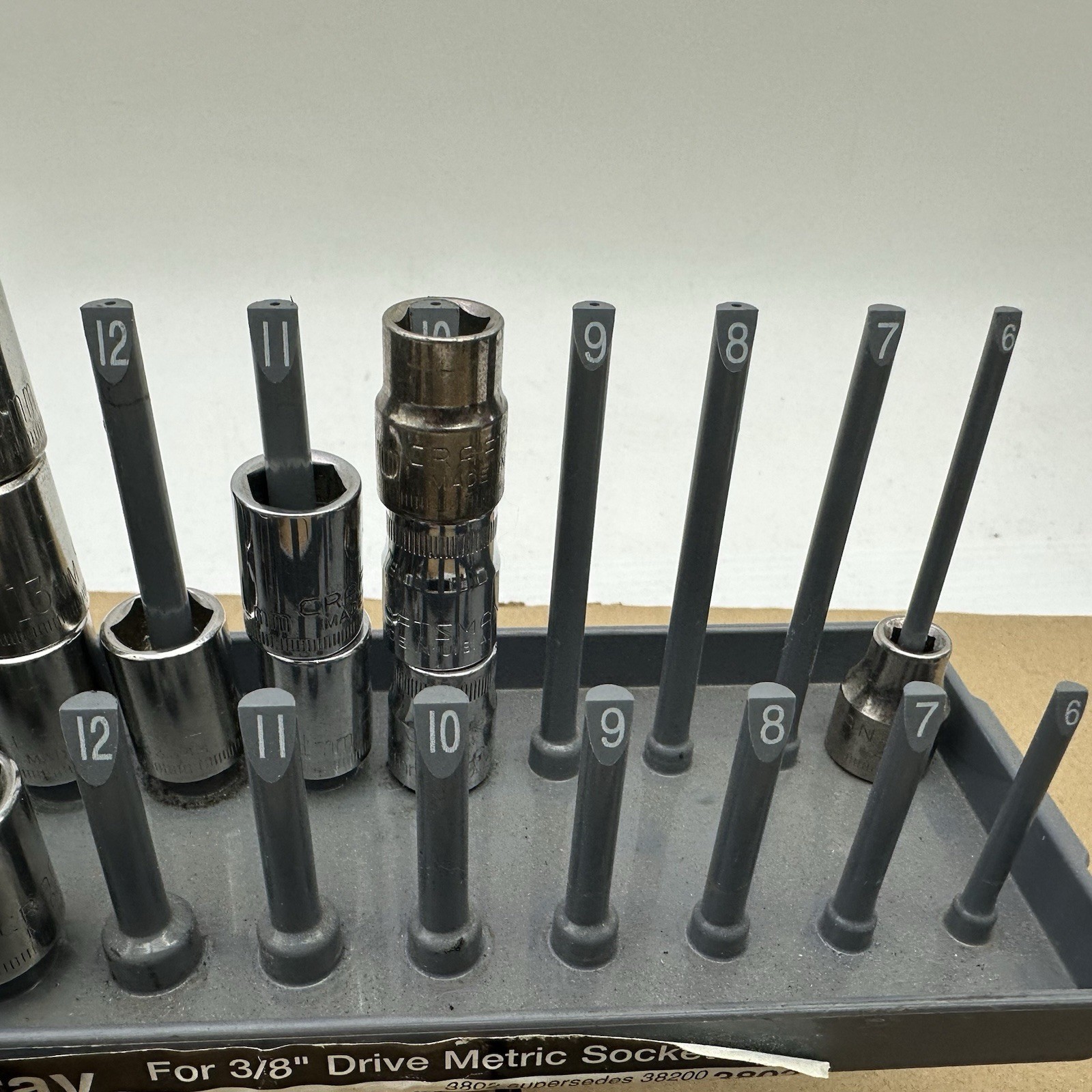 40pc LOT Craftsman G Inverted G2 Socket Set 12 Point 3/8″ Drive 10mm-19mm USA