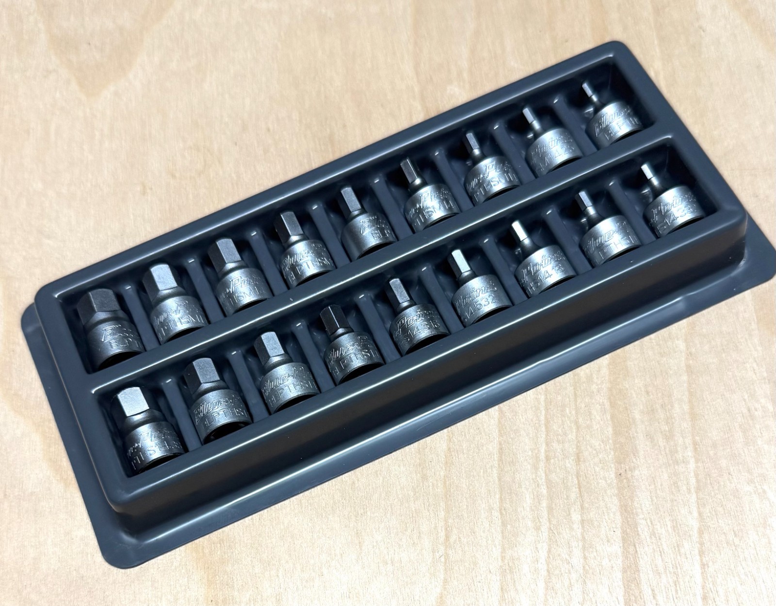 Blue-Point Tools 18pc 1/4″ Dr Stubby Tamper Proof Hex Dirve Set | Metric & Inch