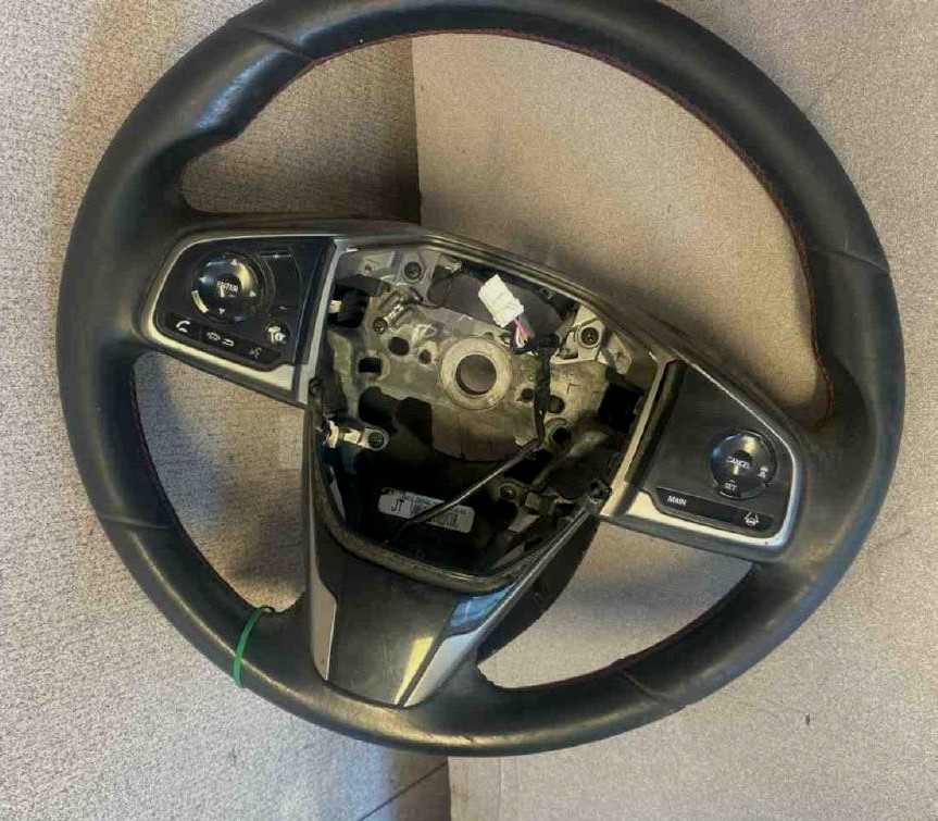 2016-2021 Honda Civic Steering Wheel Leather Assembly OEM With 30 Days Warranty