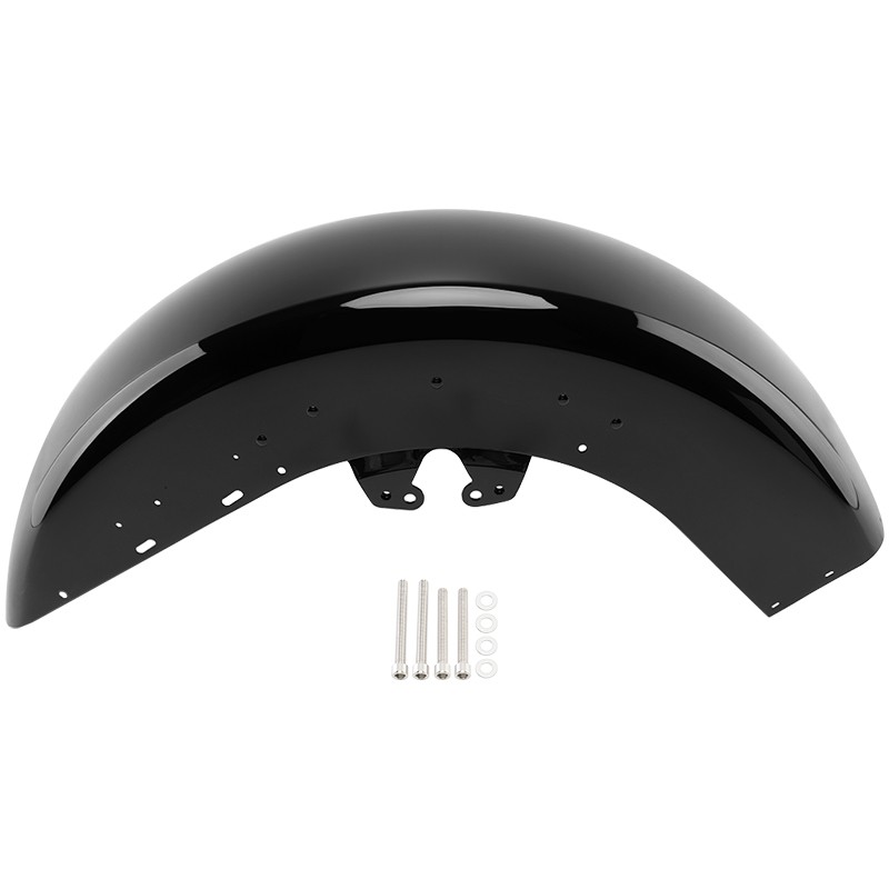 Vivid Black Front Fender For Harley Street Electra Glide Ultra Classic 2014-Up