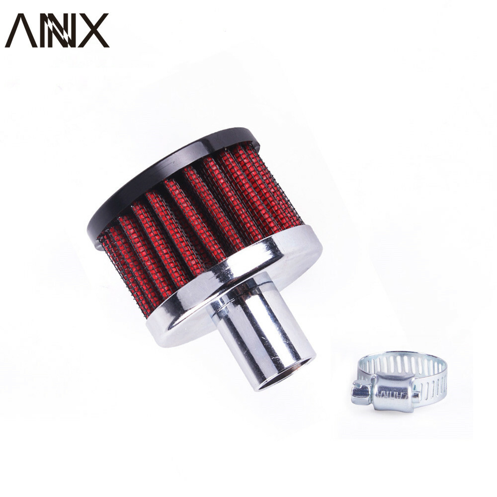 Crankcase Breather Filter Clamp On Round Chrome 3/4″ inlet