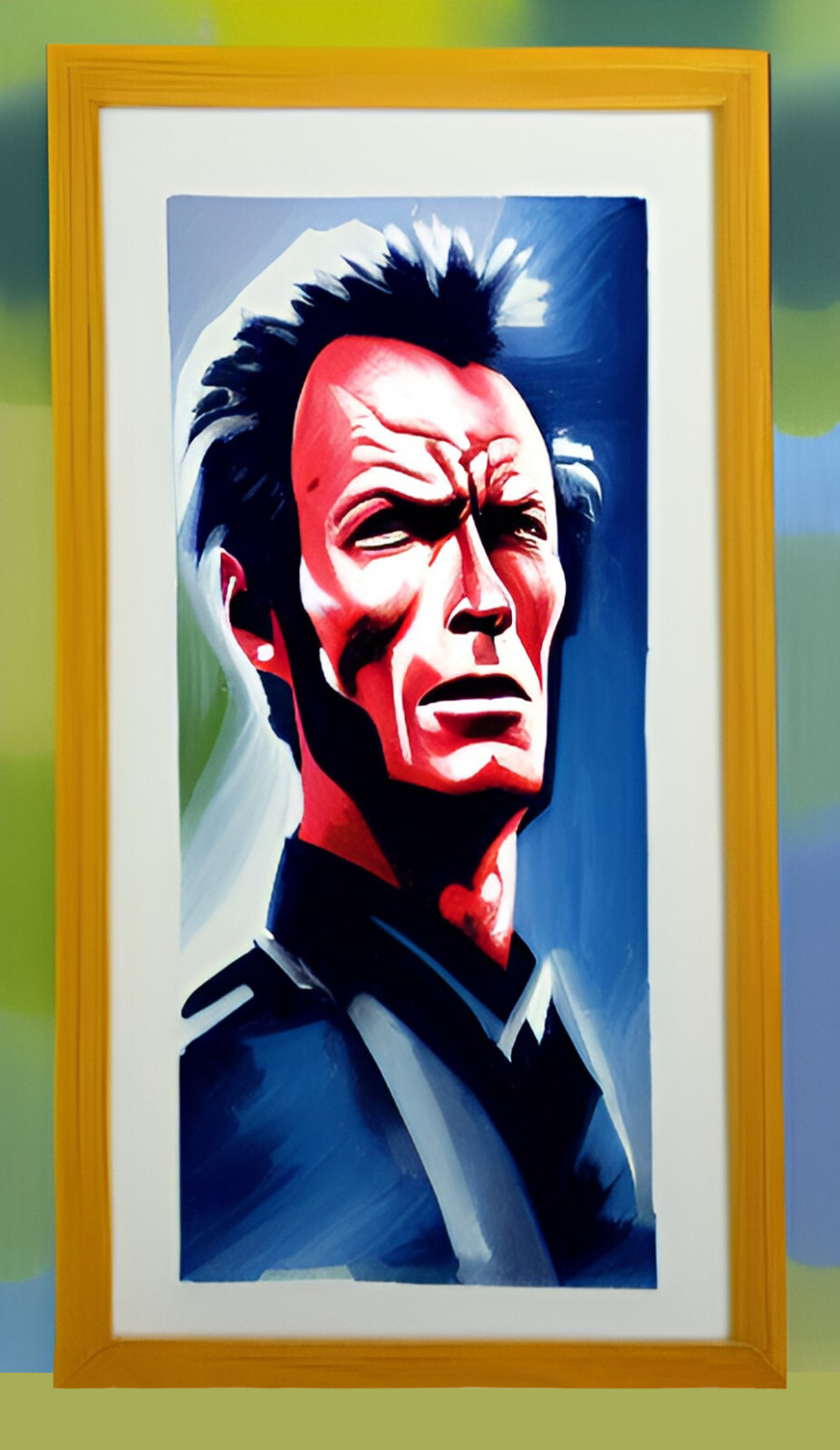Clint Eastwood Dirty Harry Callahan Abstract original Art decal sticker