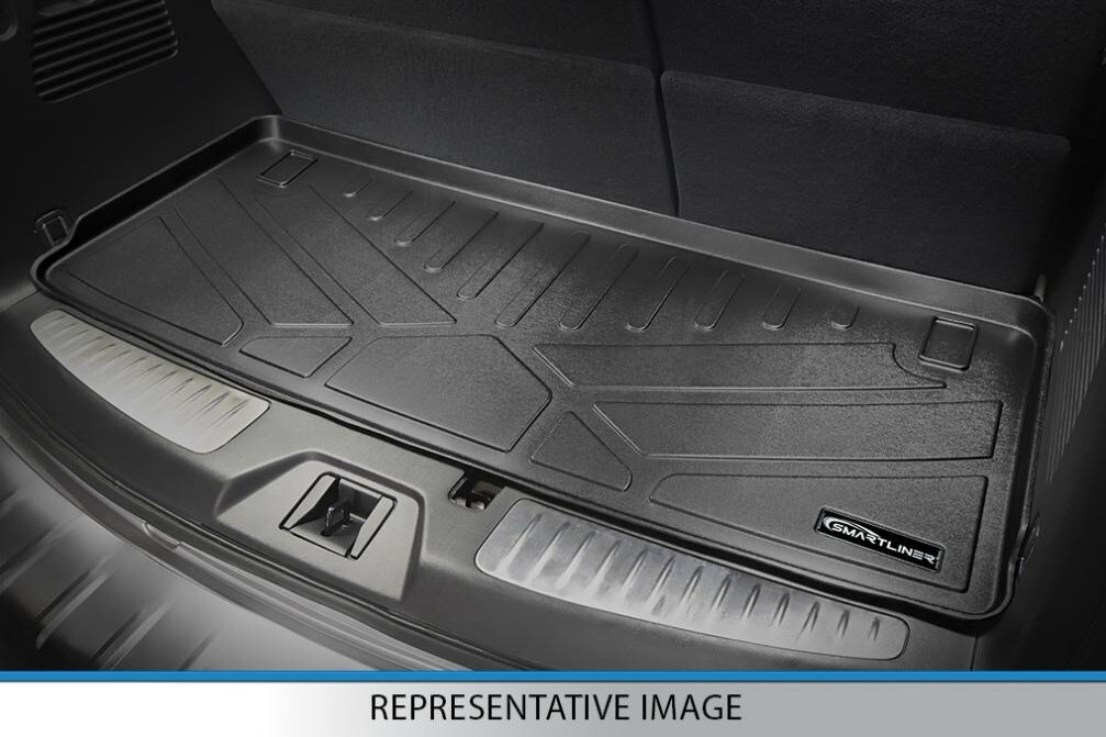 SMARTLINER Custom Fit Cargo Trunk Liner Mat Black for 2011-2017 Honda Odyssey