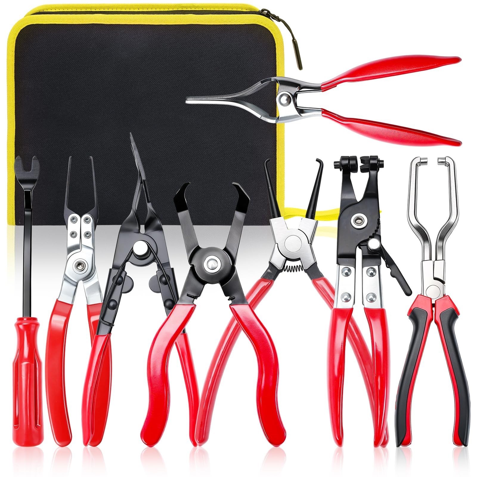 Fuel Line Pliers Set, Hose Clamp Tool, Electrical Disconnect, Auto Connector Rel