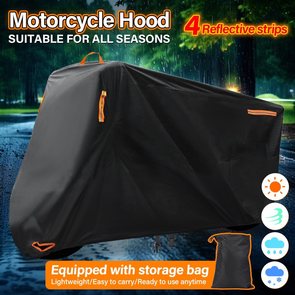 XL Motorcycle Cover Bike Waterproof Outdoor Rain Dust Sun Scooter Protector
