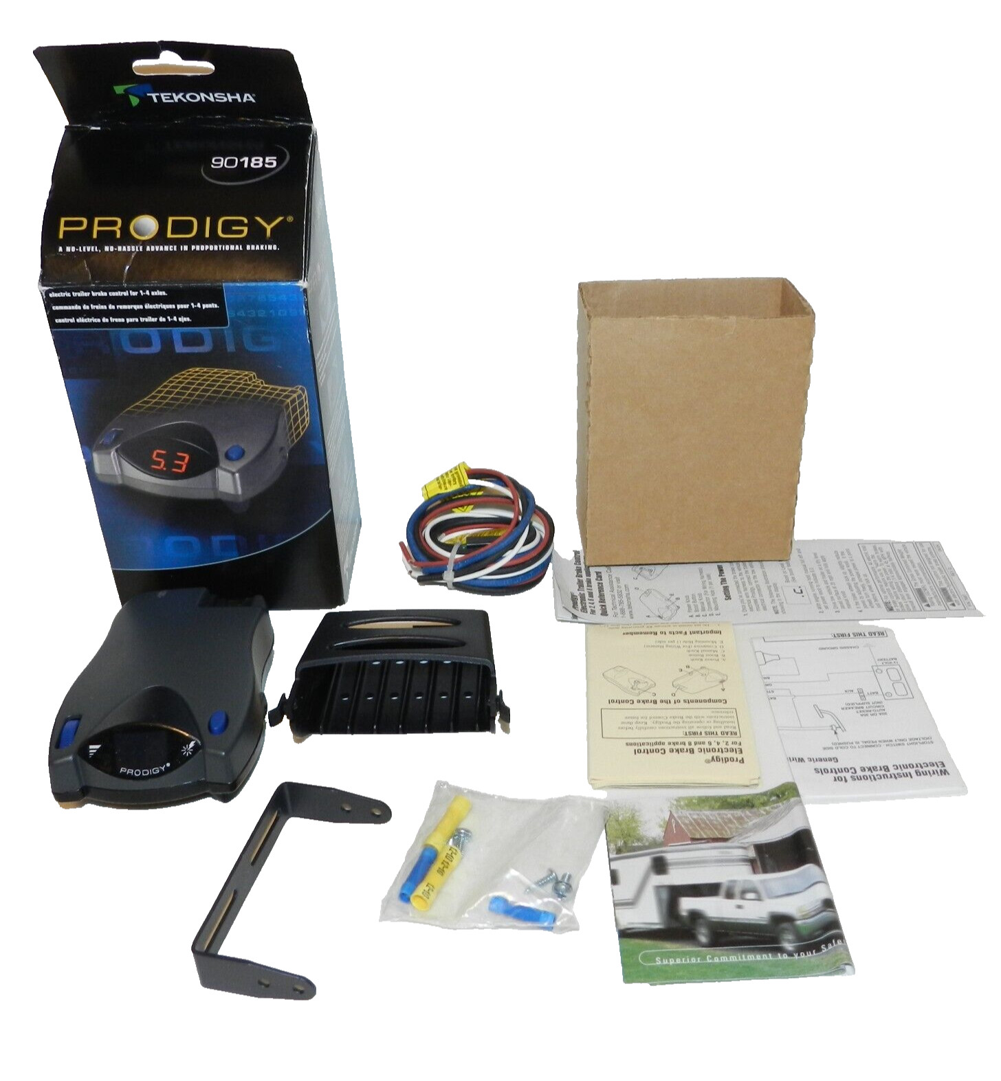 Tekonsha Prodigy Electric / Digital Trailer Brake Control For 1-4 Axles (90185)