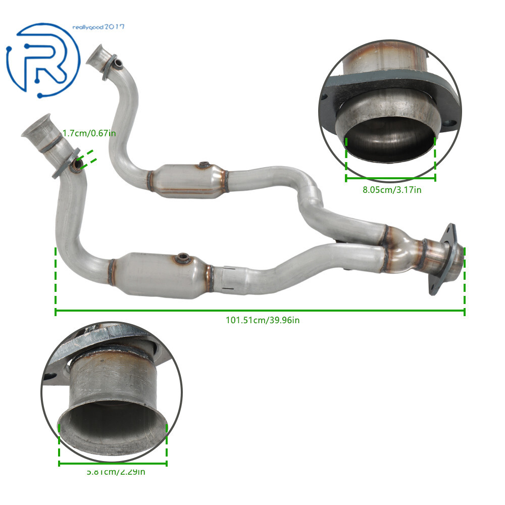 Front Y-Pipe Catalytic Converter For 2008-2010 F-250 F-350 Super Duty 5.4L 6.8L