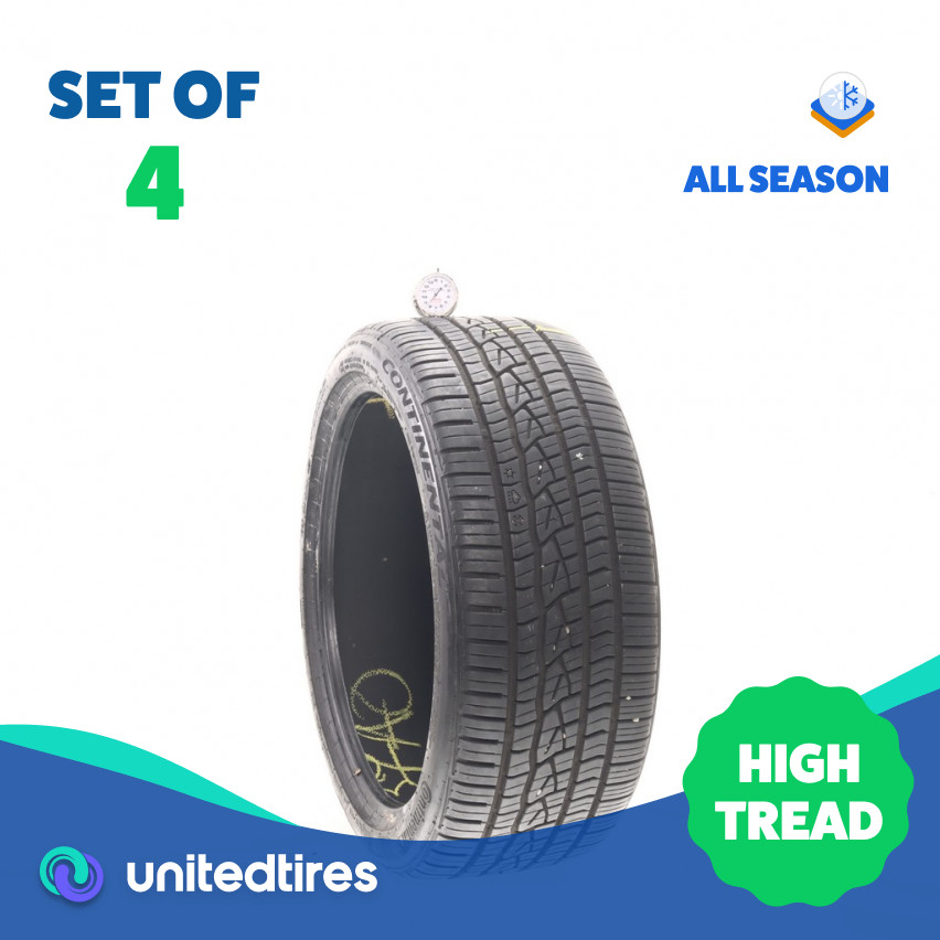 Set of (4) Used 225/40ZR18 Continental ControlContact Sport SRS Plus – 8.5-9/32